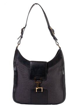Authentic Vintage Gucci Jackie O Black Hobo Handbag